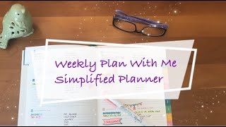 WEEKLY PLAN WITH ME  SIMPLIFIED PLANNER [upl. by Mayhew]