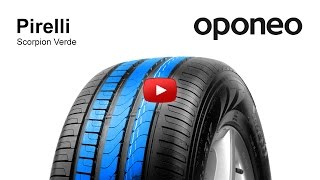 Tyre Pirelli Scorpion Verde ● Summer Tyres ● Oponeo™ [upl. by Ketti]