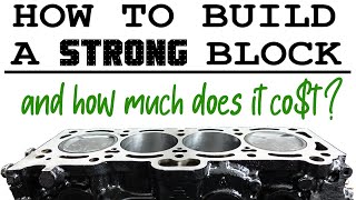 HOW TO build an ENGINE block for BOOST  detailed COST breakdown  PROJECT UNDERDOG 11 [upl. by Docilu548]