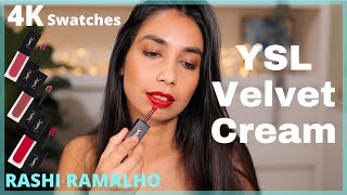 YSL Tatouage Couture Velvet Cream Liquid Lipstick Swatches amp Review [upl. by Ennael804]