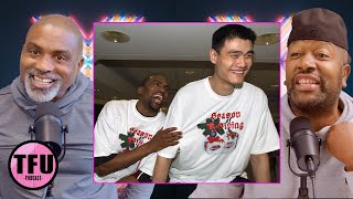 Cuttino Mobley Talks Playing with Yao Ming [upl. by Vasilek]