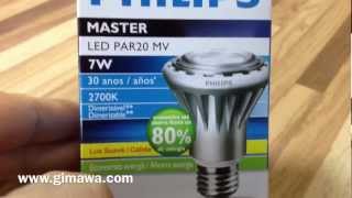 Lampada Led Philips Master Par20 7W 110130V [upl. by Dela]