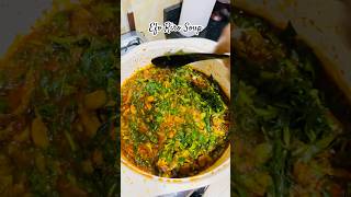 Efo Riro 🍲 Spinach Soup mealprep shorts spinach nigeriansoup foryou [upl. by Nissy]