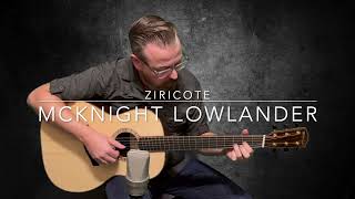 McKnight Lowlander Ziricote Guitar Demo by GuitarGalcom [upl. by Byrn]