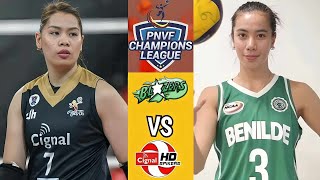 CIGNAL HD vs CSB BLAZERS  2024 PNVF CHAMPIONS LEAGUE WOMENS DIVISION LIVE SCORES [upl. by Alyam]