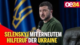 Selenskyj mit erneutem Hilferuf der Ukraine [upl. by Kreiker947]