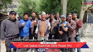 Kargil 5th Phase Ladakh Parliamentary Constituency Lok Sabha Elections 2024 Report Hosain Khalo [upl. by Alliuqal]