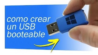 Como crear un USB Booteable Windows 7 8 10 [upl. by Charmine]