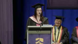 Valedictory Speech – Kathleen Gogerly [upl. by Oakley]