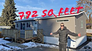 Inside the 792 SQ FT Tiny Mansion  Single Wide Home Tour [upl. by Ternan]