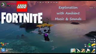 LEGO Fortnite Lost Isles  Exploration Long Gameplay with Ambient Music  Sound [upl. by Artek]