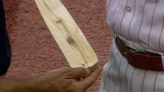 Sabo breaks bat ejected for corked lumber [upl. by Nhguaval]