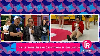 ¡Mario y Chili con el baile del gallinazo en tanga  Gente Regia [upl. by Melmon]