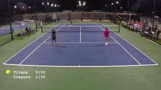 40 div  Nissan Titans vs Quality Dragons 02222024  Guam tennis [upl. by Llenrag]