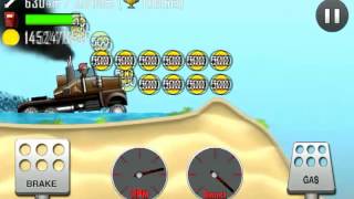 Hill Climb Racing \ Beach \ 12106 meters on Truck [upl. by Myke]