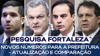 PESQUISA FORTALEZA NOVOS NÚMEROS PARA A PREFEITURA  ATUALIZAÇÃO E COMPARAÇÃO [upl. by Harutek]