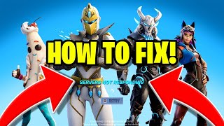 Why is Fortnite Servers Down How to Fix Fortnite Servers Not Responding [upl. by Chara]