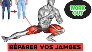 Comment réparer les jambes maigres faites ces 5 incroyables exercices [upl. by Adnamal]