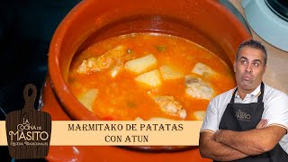 MARMITAKO DE ATUN receta facil y rica [upl. by Anidnamra]