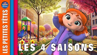 Apprendre les saisons de lannée pour enfants  Hiver printemps été automne [upl. by Akinhoj]