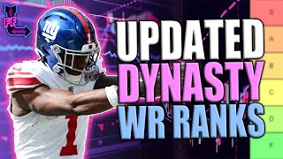 TOP 24 Dynasty WR Rankings  Tiers  Dynasty Fantasy Football Amon RaMarvin HarrisonBrian Thomas [upl. by Tichon52]