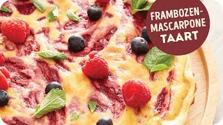 Frambozentaart met mascarpone [upl. by Molloy]