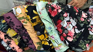 Cute cute floral printed hijab gownlong dress collection 2024 at craziest sale [upl. by Mikes727]