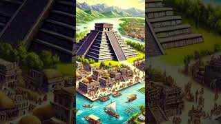 The aztec capital tenochtitlán history aztechistory ancientcivilization ancientempires [upl. by Anelrats]