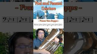 Poet and Peasant Overture Pt 4  Franz Von Suppe tuba brass orchestra [upl. by Nirrad]