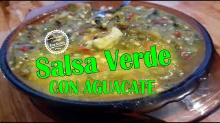 🥫Salsa Verde Con Aguacate Para Tacos [upl. by Emmey]