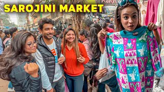 Ladkiyon Ke Chakkar Me Sarojini Nagar Me Cheapest Street Shopping Karli [upl. by Erdeid176]