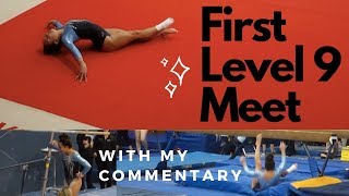 My First Level 9 Gymnastics Meet amp My Commentary Everyday Gymnastics [upl. by Shakti209]