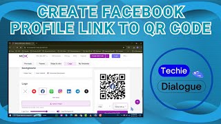 How to Create a Facebook Profile Link to QR Code [upl. by Stephan803]