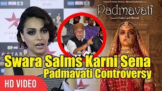 Swara Bhaskar Slams Karni Sena  Reply On Padmavati Controversy  This Is Ridiculous [upl. by Anek]