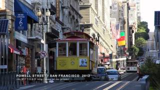 POWELL STREET  SAN FRANCISCO 2012 [upl. by Aissatan]