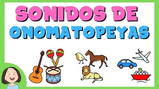 Sonidos de onomatopeyas  Ejercicios discriminación auditiva [upl. by Ttej21]