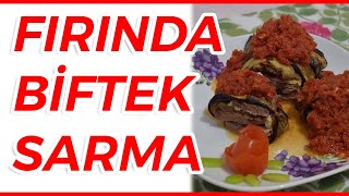 Fırında biftek sarma nasıl yapılır🥩 [upl. by Novej928]