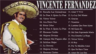 Vicente Fernández grandes éxitos álbum completo 2021  Mejores Canciones de Vicente Fernández [upl. by Stagg]