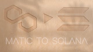 PolygonMatic to Solana Direct Bridge Cheap Fast and Easy allbridgeio [upl. by Erinn]