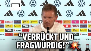 Julian Nagelsmann schießt gegen Experten zurück  DFB [upl. by Redmond501]