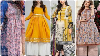 Lawn Frock Design  Latest Frock Design  Frock Ke Design  Style Insightly [upl. by Anial]