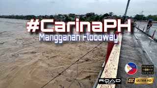 BAGYONG CARINA  Cainta Manggahan Floodway Pasig Ortigas extension [upl. by Aliab]