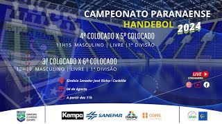 AO VIVO E COM IMAGENS  CAMPEONATO PARANAENSE DE HANDEBOL  TEMPORADA 2024 [upl. by Nalid574]