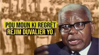 Extrait de l’émissionquotLes nostalgiques des Duvaliers [upl. by Asilaj771]