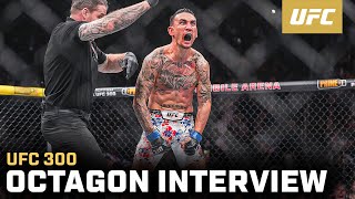 Max Holloway Octagon Interview  UFC 300 [upl. by Notled992]