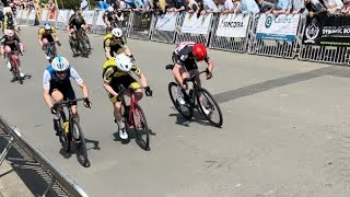 Vlaams Kampioenschap Elverdinge U17 1e j Nieuwelingen 2024 cc1785 cyclingvlaanderen [upl. by Llerruj]