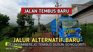 Jalan Tembus Baru I Desa Sumberejo Tembus Songgoriti [upl. by Jennette]