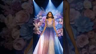 The woman performs a fusion with a giant mix Roses on AGT americagottalent AGT magic aifusion [upl. by Alleber]