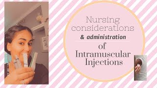 Step by step Intramuscular injection tutorial including rights of administration [upl. by Nathanson]