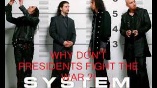 BYOB  System of a down with lyrics Uncensored [upl. by Leilah]